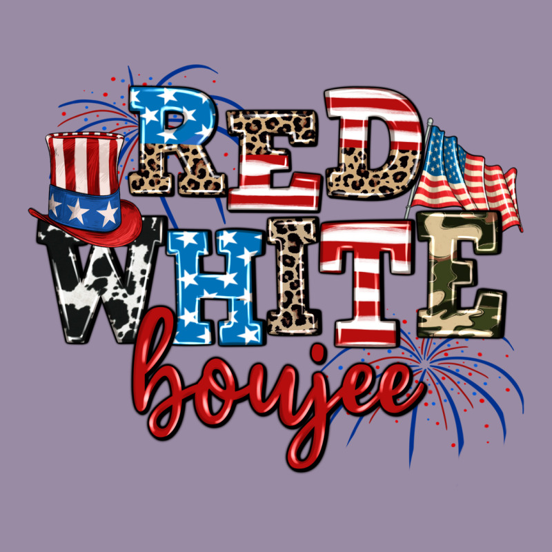 Red Whıte Boujee Classic Tee by AdoDesignShop | Teevron