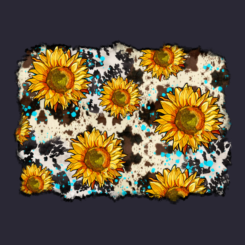 Cowhide Sunflower Pattern Vintage Tee by Zillion Design Studio | Teevron