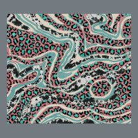Pink And Turquoise Cowhide And Leopard Heavyweight Sweatshirt | Teevron