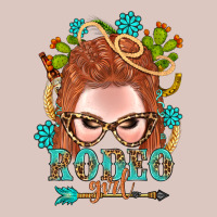 Western Rodeo Girl Braid Red Hair Premium Hoodie | Teevron