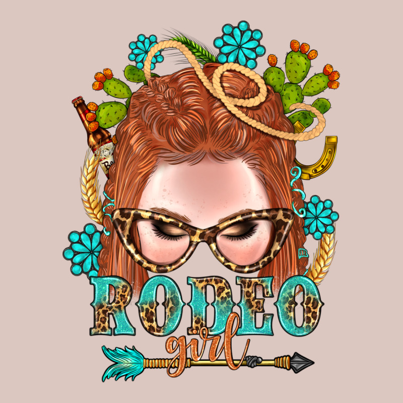 Western Rodeo Girl Braid Red Hair Premium Hoodie by BundleAndBundleShop | Teevron