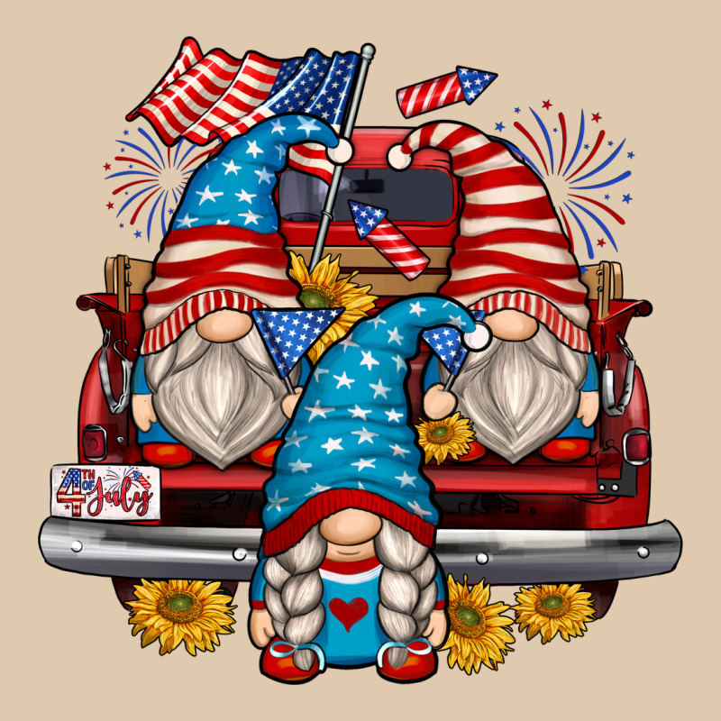 4th Of July Gnomes Farm Truck Heavyweight Sweatshirt by Zillion Design Studio | Teevron
