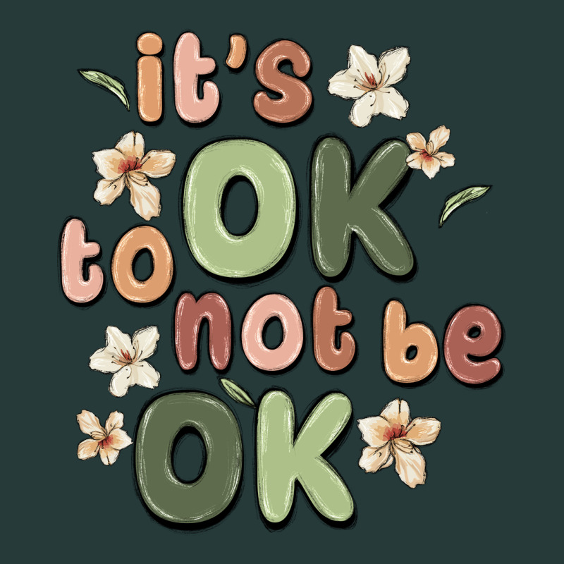 It's Ok To Not Be Ok Premium Sweatshirt by MaliasSmallBusiness | Teevron