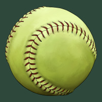 Softball Ball Zipper Hoodie | Teevron