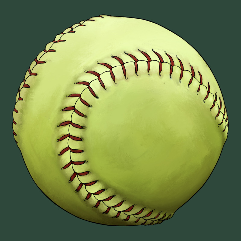 Softball Ball Zipper Hoodie by JahusDesignShop | Teevron