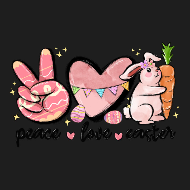 Peace Love Easter Heavyweight Hoodie by MaliasSmallBusiness | Teevron