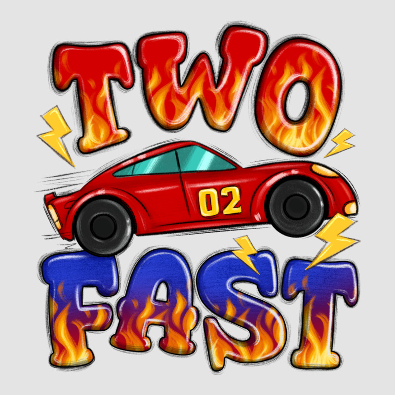 Two Fast Boys Birthday Racing Car Premium Sweatshirt by MaliasSmallBusiness | Teevron