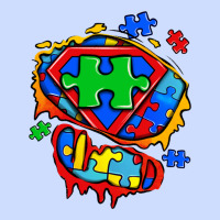 Autism Superhero Ripped Tshirt Urban Heavy Tee | Teevron