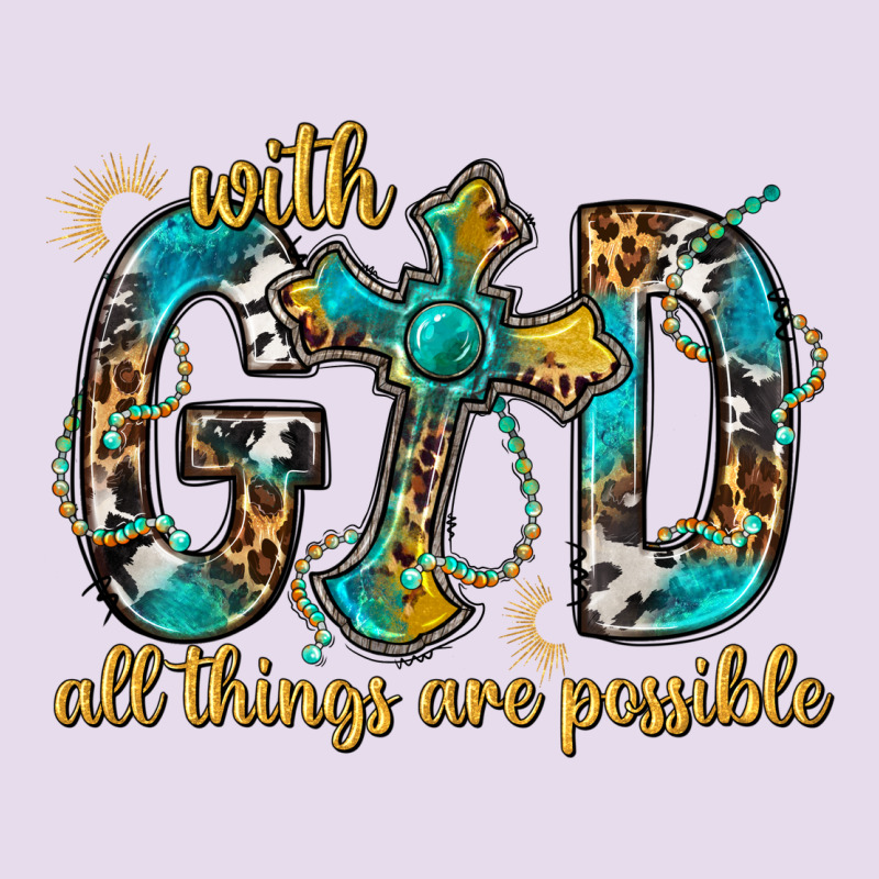 With God All Things Are Possible With Cross Premium Hoodie by BundleAndBundleShop | Teevron