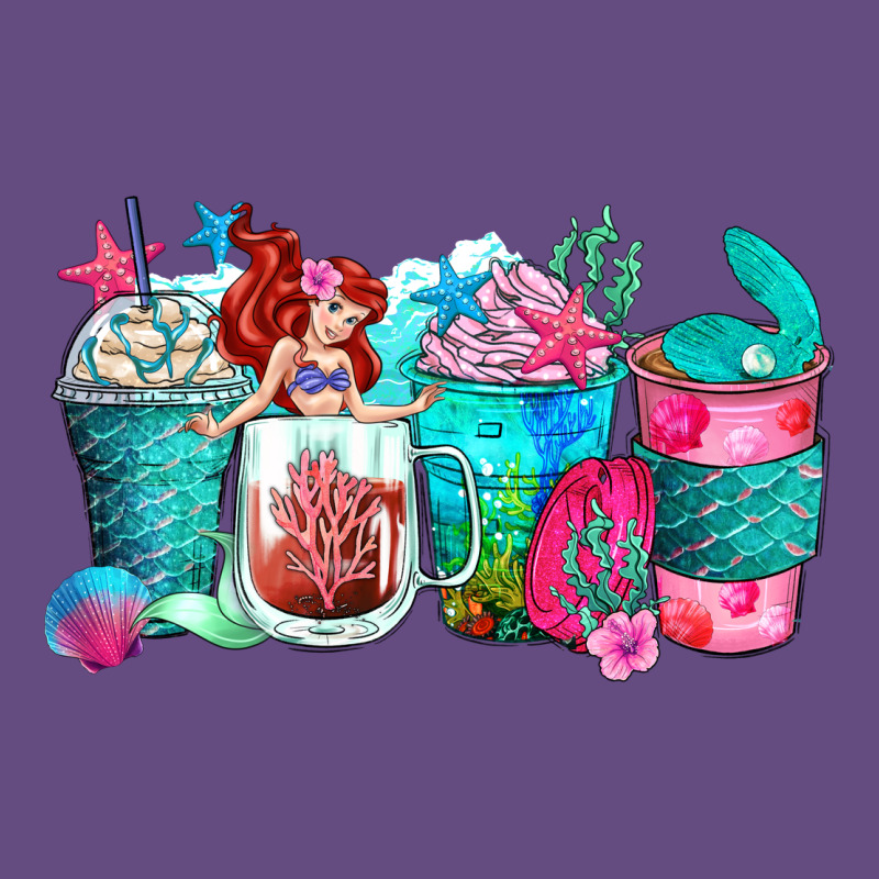 Mermaid Coffee Cups Vintage Hoodie by Zillion Design Studio | Teevron