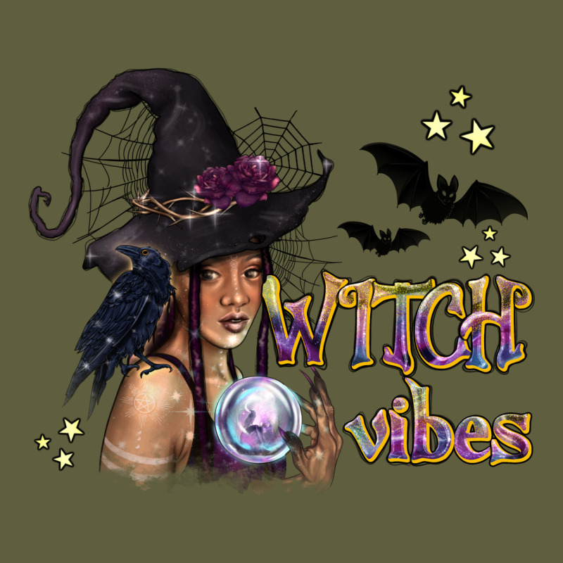 Black Witch Vibes Vintage Tee by texasbilliewilder | Teevron