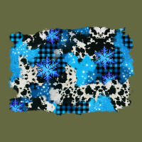 Westerb Cowhide Winter Background Long Sleeve Tee | Teevron