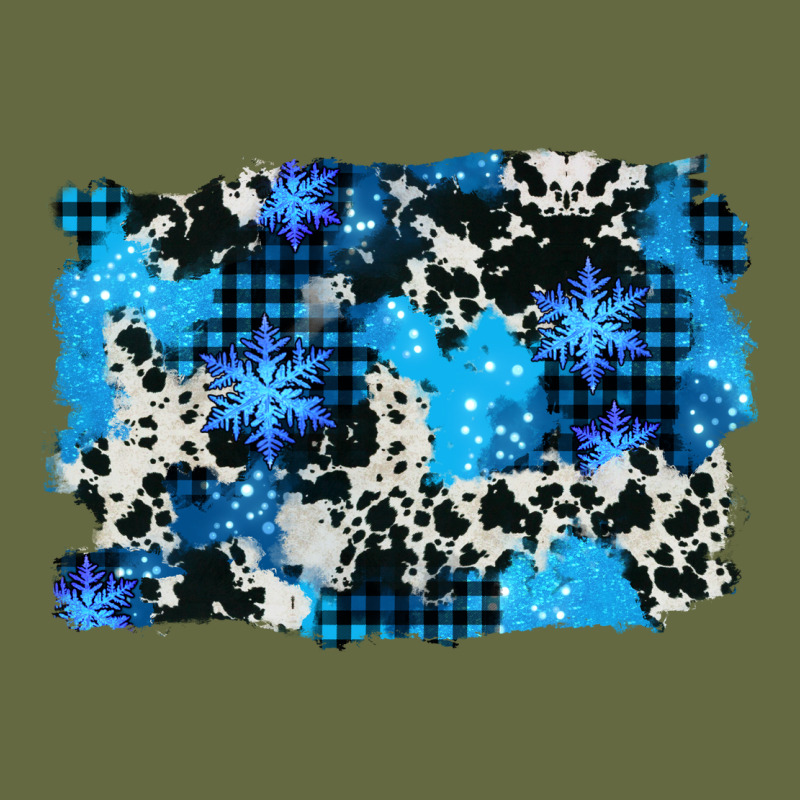 Westerb Cowhide Winter Background Long Sleeve Tee by AdoDesignShop | Teevron