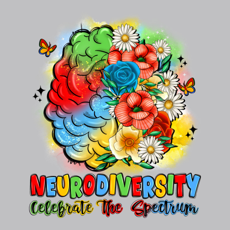Neurodiversity Celebrate The Spectrum Classic Tee by JahusDesignShop | Teevron