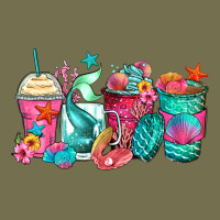 Mermaid Tail Coffee Cups Vintage Hoodie | Teevron
