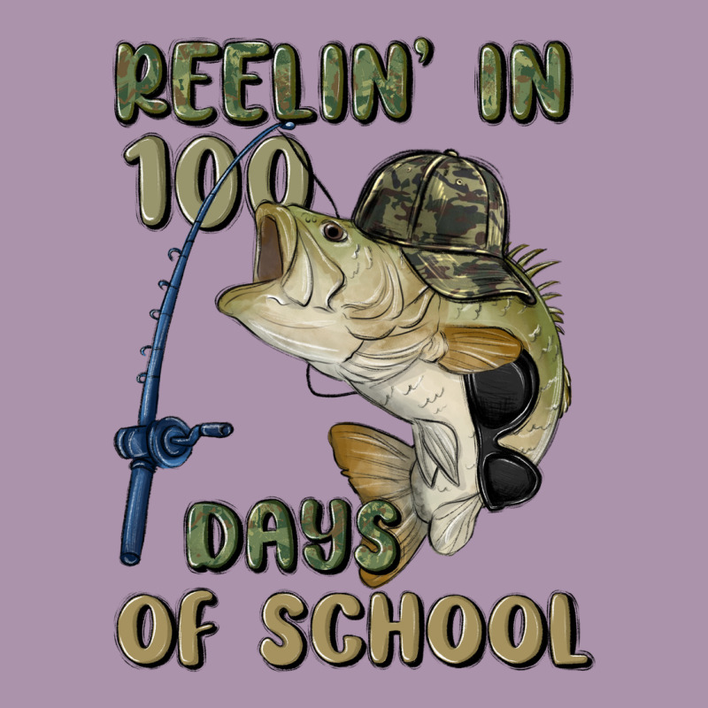 Reelin' In 100 Days Of School Heavyweight Hoodie by MaliasSmallBusiness | Teevron