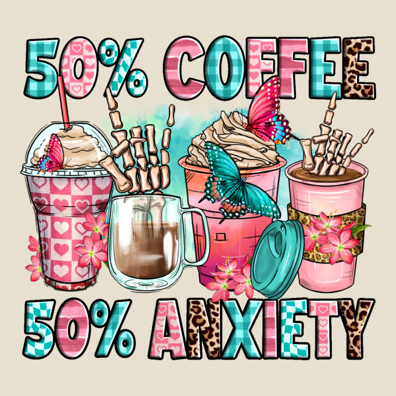 50 Coffee 50 Anxiety Coffee Cups Urban Heavy Tee by Zillion Design Studio | Teevron