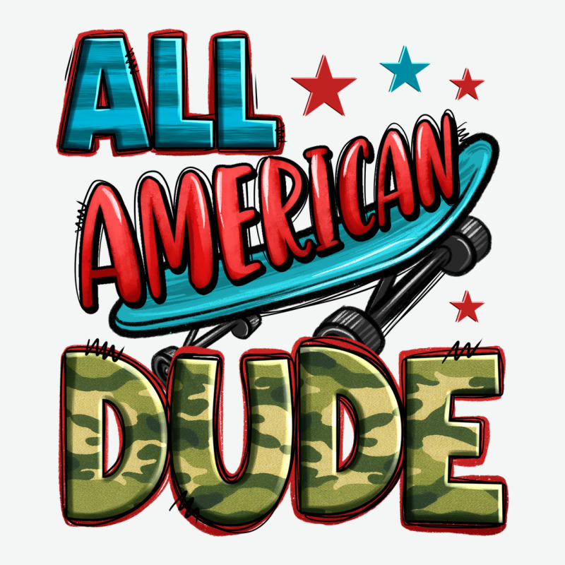 All American Dude Urban Heavy Tee by Zillion Design Studio | Teevron