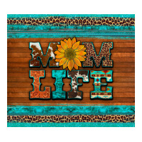 mom life leopard cowhide turquoise aztec | Teevron