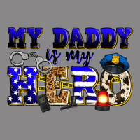 My Daddy Is My Hero Police Vintage Tee | Teevron