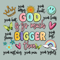 God Is So Much Bigger Than Malia Heavyweight Hoodie | Teevron