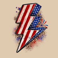 Leopard American Flag Lightning Bolt Heavyweight Sweatshirt | Teevron