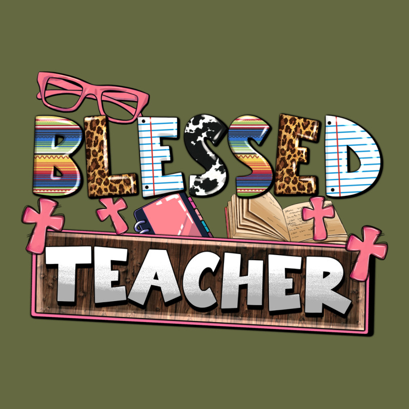 Blessed Teacher Long Sleeve Tee by AdoDesignShop | Teevron
