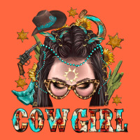 Western Cowgirl Braid Hair Premium Hoodie | Teevron