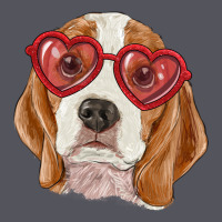 Beagle With Love Glasses Vintage Hoodie | Teevron