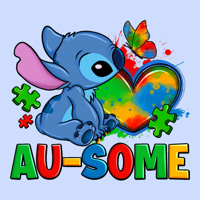 Ausome Stitch Autism Urban Heavy Tee by Zillion Design Studio | Teevron