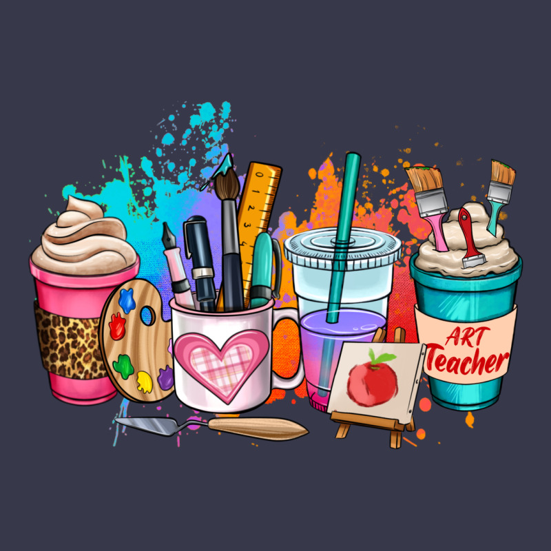 Art Teacher Coffee Cup Long Sleeve Tee by AdoDesignShop | Teevron