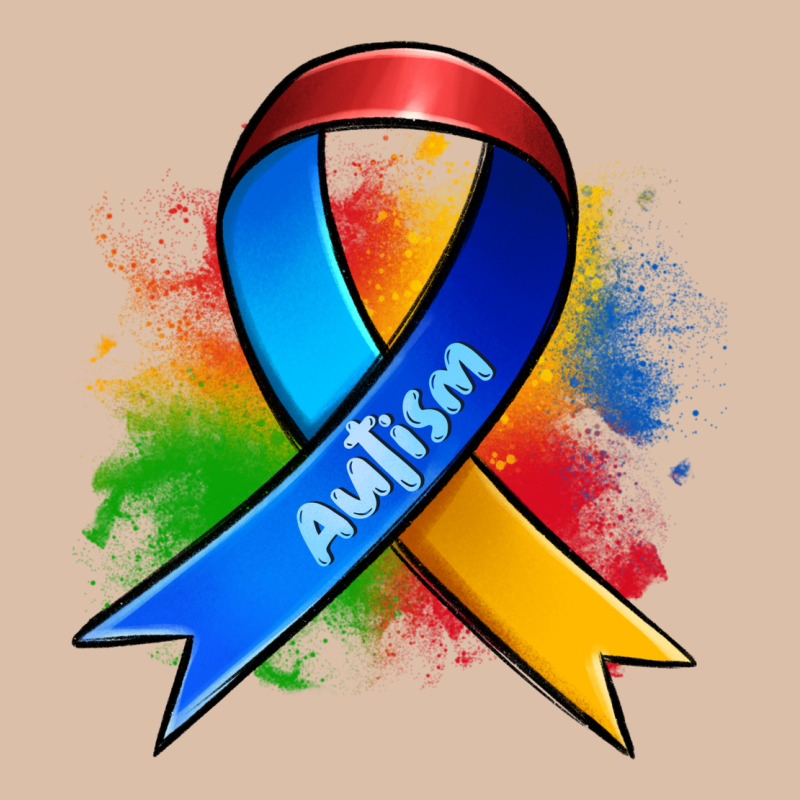 Autism Ribbon Urban Heavy Tee by Zillion Design Studio | Teevron