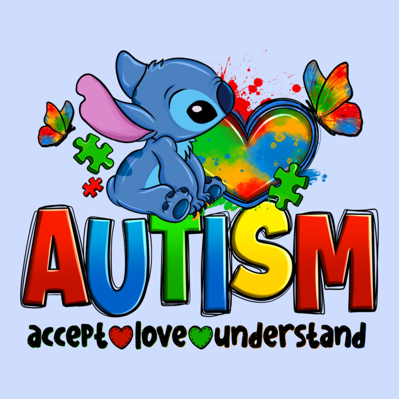 Autism Stitch Accept Love Understand Urban Heavy Tee by Zillion Design Studio | Teevron