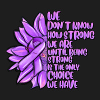 Purple Pancreatic Cancer Sunflower And Cancer Ribb Heavyweight Hoodie | Teevron