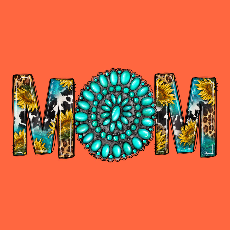 Western Mom With Turquoise Gemstone Premium Hoodie by BundleAndBundleShop | Teevron