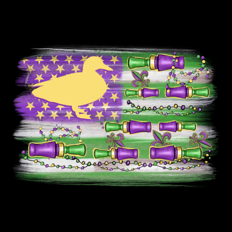 Mardi Gras Duck Call Flag Premium Sweatshirt by MaliasSmallBusiness | Teevron