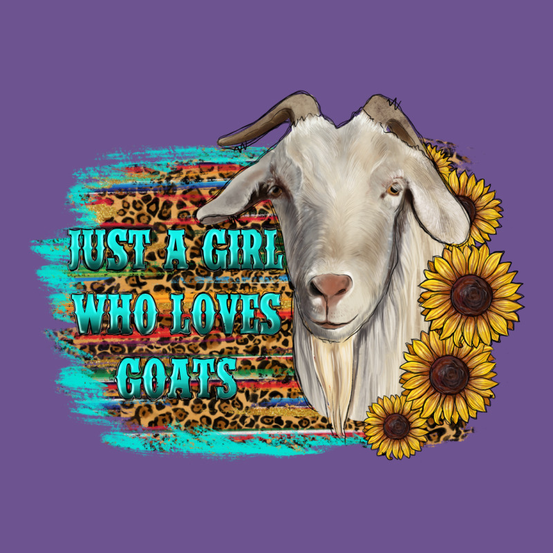 Just A Girl Who Loves Goats Vintage Tee by RanaPortraitStore | Teevron
