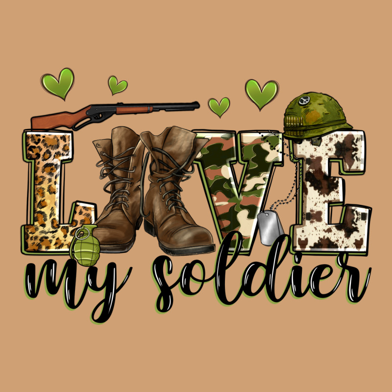 Love My Soldier Vintage Tee by Zillion Design Studio | Teevron