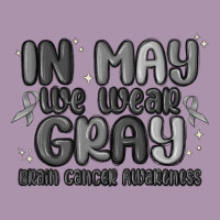 In May We Wear Gray Brain Cancer Awareness Heavyweight Hoodie | Teevron
