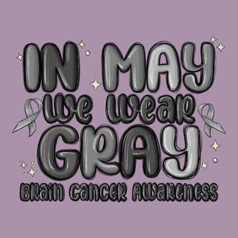 In May We Wear Gray Brain Cancer Awareness Heavyweight Hoodie by MaliasSmallBusiness | Teevron