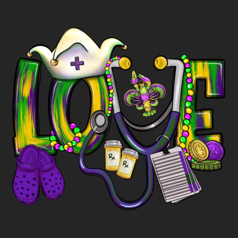 Mardi Gras Love Nurse Premium Hoodie by BundleAndBundleShop | Teevron