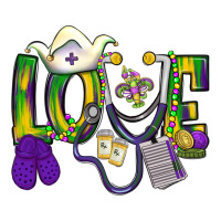 Mardi Gras Love Nurse | Teevron