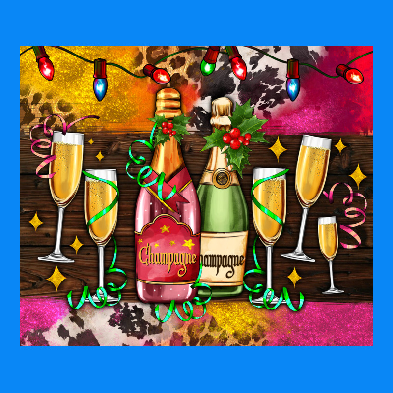 Christmas Champagne Bottles And Zipper Hoodie by AdoDesignShop | Teevron