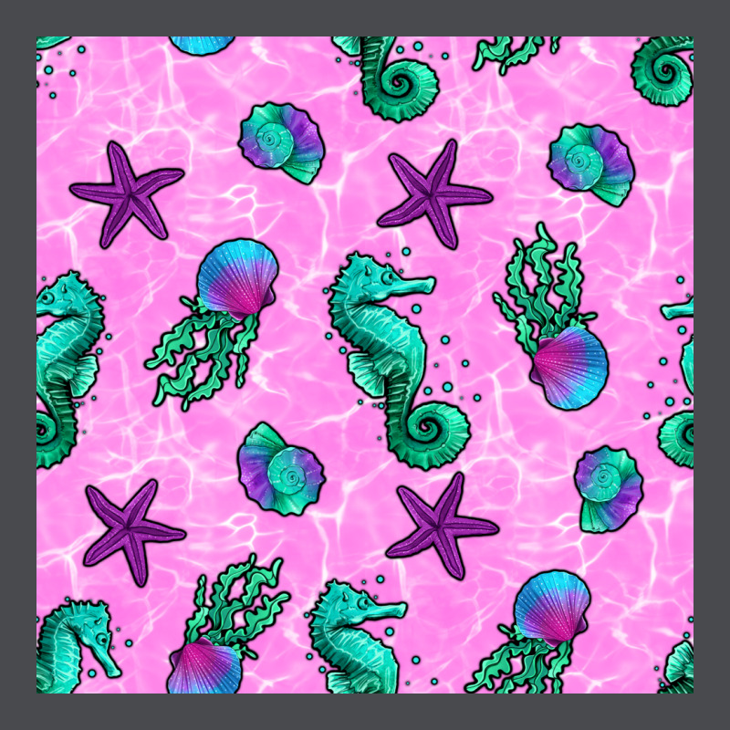 Summer Ocean Seamless Pattern Zipper Hoodie by BundleAndBundleShop | Teevron