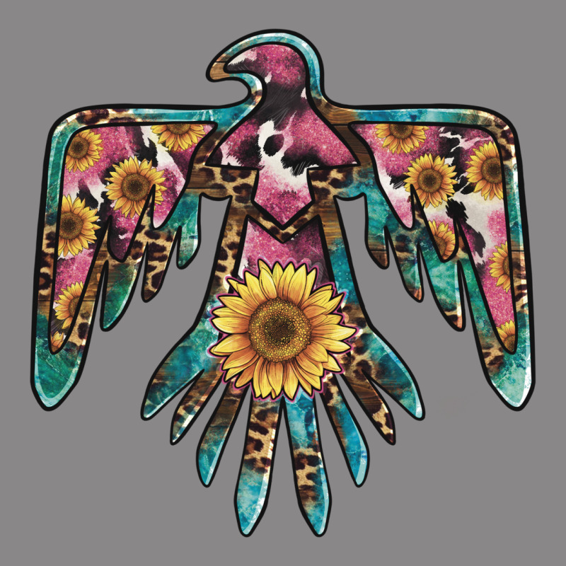Pinky Western Sunflower Thunderbird Vintage Tee by BarkalooDesign | Teevron