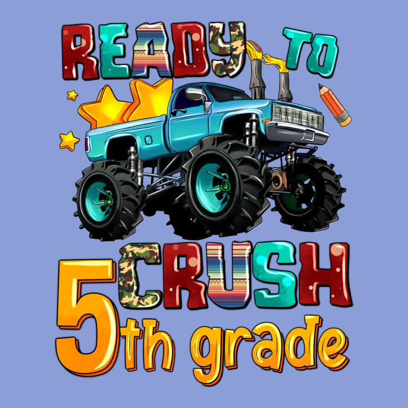 Ready To School Crush 5th Grade Long Sleeve Tee by AdoDesignShop | Teevron