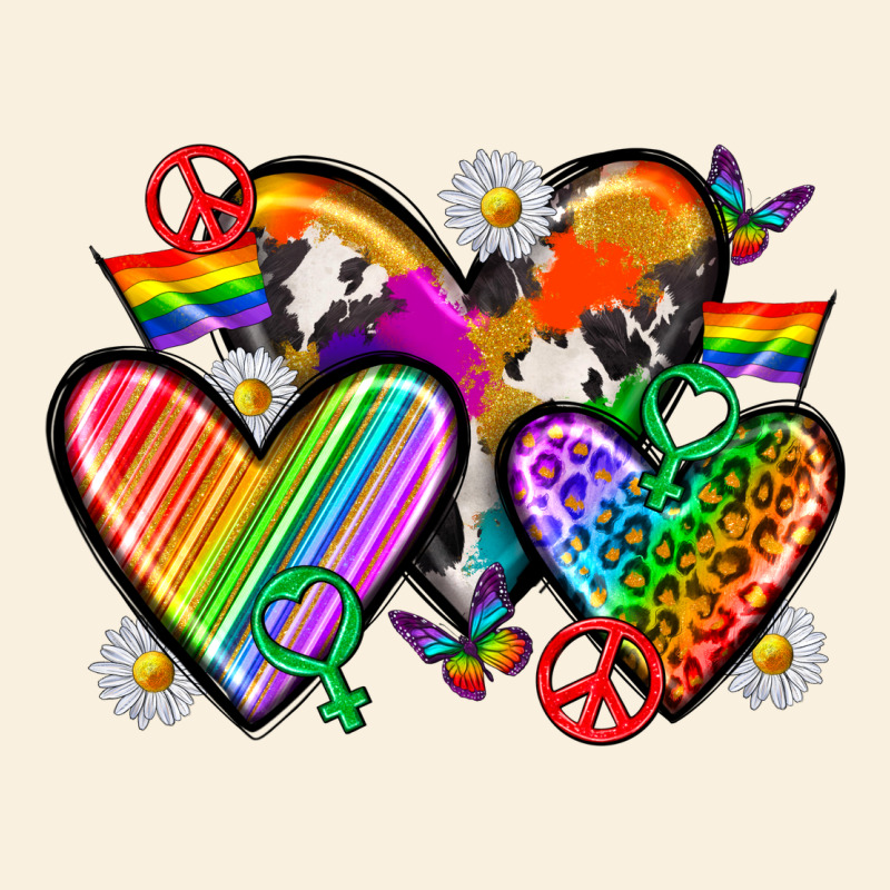 Pride Hearts Vintage Hoodie by texasbilliewilder | Teevron