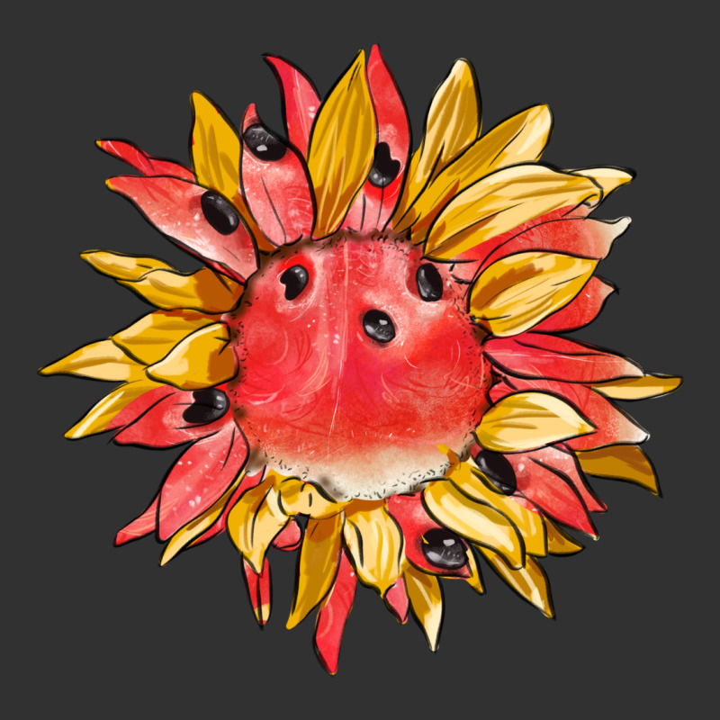 Watermelon Sunflower Urban Heavy Tee by BarkalooDesign | Teevron