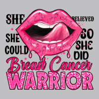 Breast Cancer Warrior Lips Long Sleeve Tee | Teevron