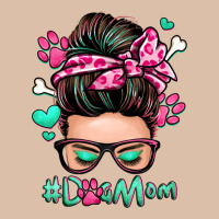 Dog Mom Messy Bun Urban Heavy Tee | Teevron
